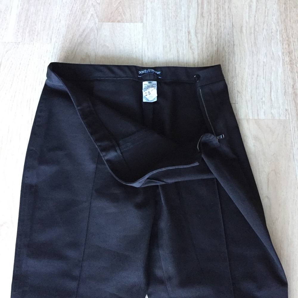 Dolce Gabbana Women’s Black Pants . US 12 . New - Picture 5 of 8
